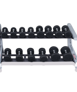 BODY SOLID 2 TIER SADDLE DUMBBELL RACK