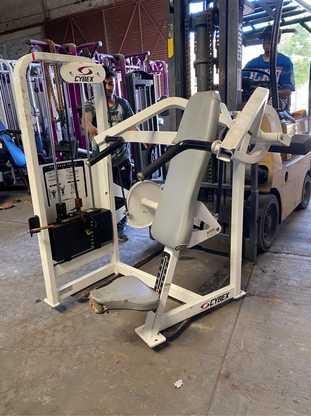 Used Cybex VR2 Overhead Press